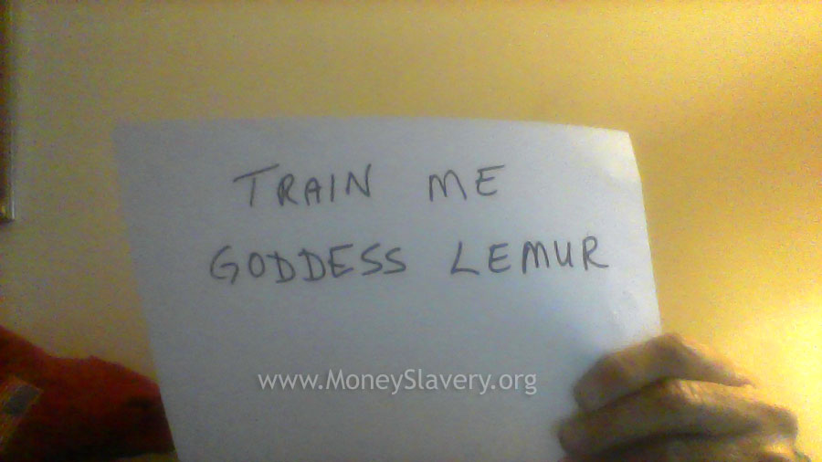 Weak willed slave Tom is begging to be trained.